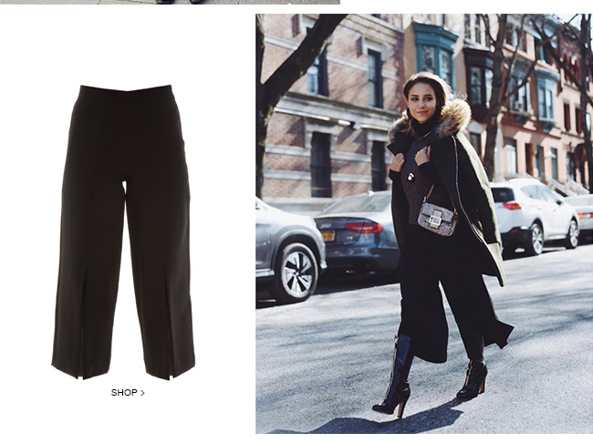 Artsy Brasil Luisa Accorsi com calça pantacourt com fenda à venda no Gallerist