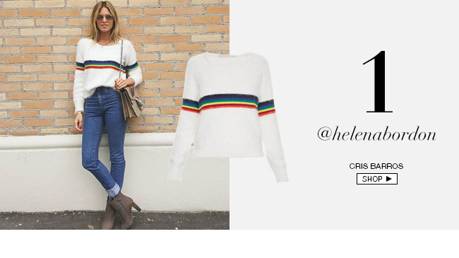Cris Barros insta-shop: helena bordon veste tricot do preview de inverno 2016 de cris barros à venda no gallerist