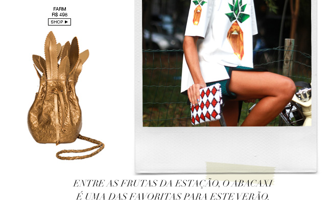 Bolsa Abacaxi Farm Bolsa Abacaxi Farm