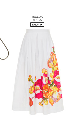 Saia Midi Rio Abrico Isolda Saia Midi Rio Abrico Isolda