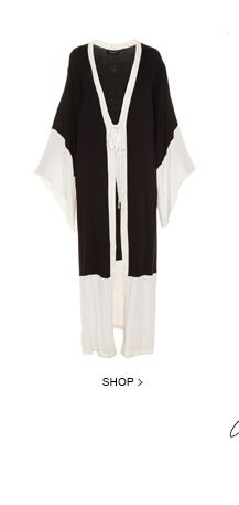 Saída Hobe Longo Jacquard Adriana Degreas