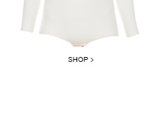 Body Tricot Manga Longa White Paula Raia