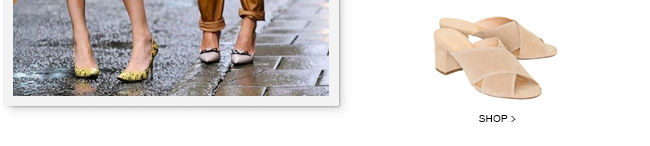 Sandália Mule Camurça Cru Vicenza