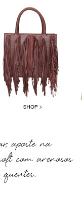 Bolsa Yve Franjas Couro Andrea Muller