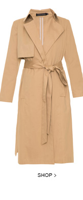 Sobretudo Trench Khaki Andrea Marques
