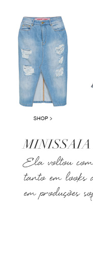 Saia Lápis Hipster Stone Amapô