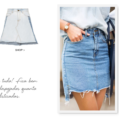 Saia Mini Denim Framed