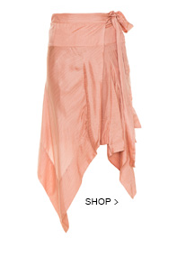 Saia Mini Irregular Silk Lilly Sarti