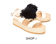 Sandália Flatform Angela Black Nannacay