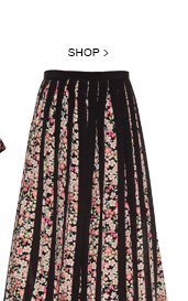 Saia Plisssada Sakura Black Reinaldo Lourenço