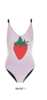 Maiô Cássia Morango Rosa Jo de Mer Maiô Cássia Morango Rosa Jo de Mer