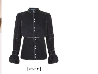 Camisa Aletas Preta Cruise+Gallerist