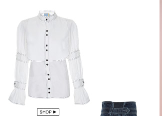 Camisa Aletas Branca Cruise + Gallerist