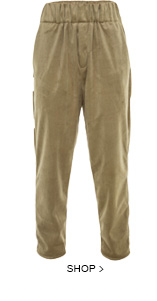 Calça Cigarrete Tube Velour