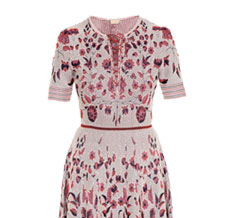 Vestido Midi Flowers Glam Off White Vestido Midi Flowers Glam Off White