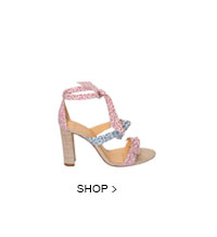 Sandália Salto Medio Off White Sandália Salto Medio Off White