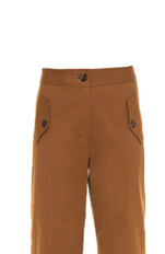 Calça Capri Sarja Flórida Brown