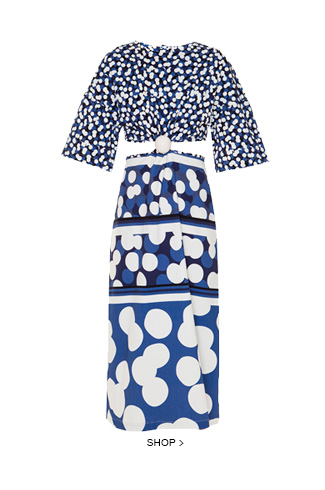 Vestido Midi Bubble Blue