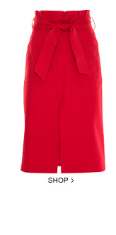 Saia Midi Fenda AmarraçãoSaia Midi Fenda Amarração