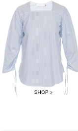 Blusa Mangas Franzidas Blue Blusa Mangas Franzidas Blue