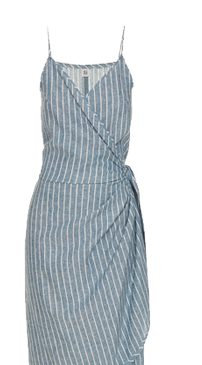 Vestido Transpassado Anike Blue Vestido Transpassado Anike Blue