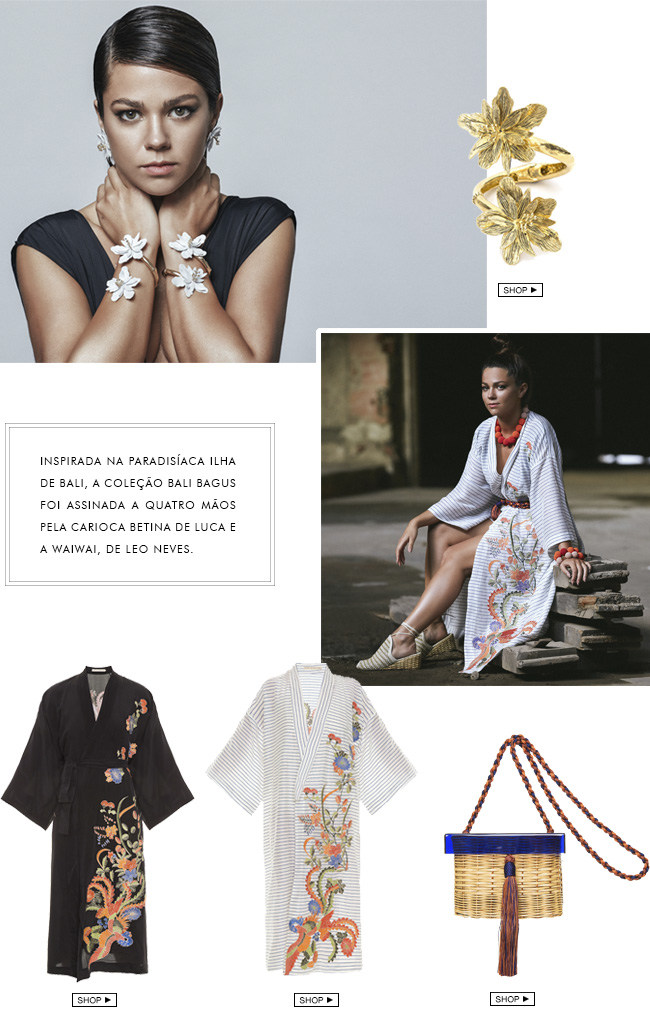 Coleção bali bagus betina de luca e waiwai à venda no Gallerist Blog & Shop