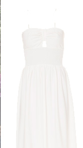 Vestido Alcinha Midi Off White Vestido Alcinha Midi Off White