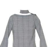 Blusa Botões Gola Ombro