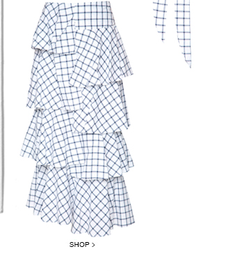 Saia Midi Babados Mix