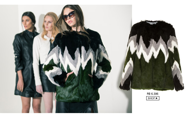 Casaco Zig Zag Green C Mindov