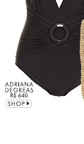 Maiô Argola Black Adriana Degreas
